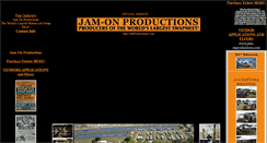 Desktop Screenshot of jam-onproductions.com